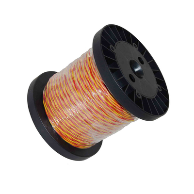 High Density Thermocouple Wire Type K Glass Insulation 0.25mm x 2