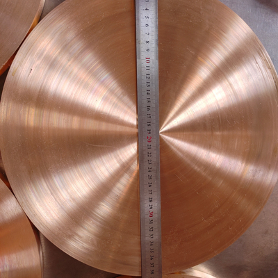 C17200 Disc Copper Based Alloys 387x25mm QBe2 Beryllium Copper Nickel Wire